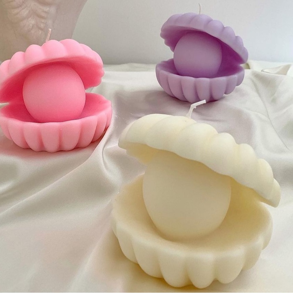 BRAND NEW SILICONE SHELL MOLD FOR DIY CANDLE MAKING !!! 🐚🌊